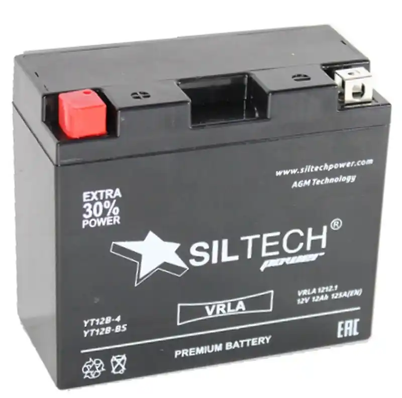 SILTECH VRLA СТ-1212.1 12V12 A/ч п.п. [д148ш67в128/125А] (YT12B-4)